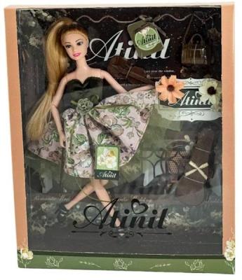 Opakowanie Lalka zielona sukienka w kwiaty