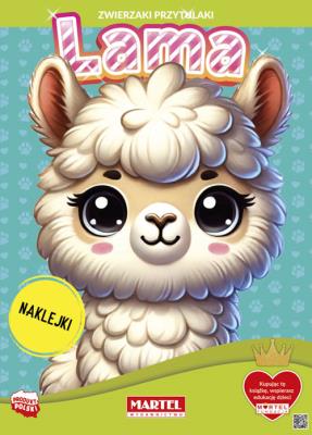 Lama. Zwierzaki przytulaki. Autor: Katarzyna Salamon. SmakLiter.pl Okładka książki Lama. Zwierzaki przytulaki