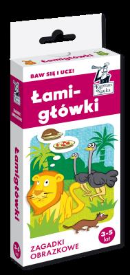 Łamigłówki. Zagadki obrazkowe. Kapitan Nauka wyd. 4. Autor: Natalia Minge, Krzysztof Minge. SmakLiter.pl Okładka książki Łamigłówki. Zagadki obrazkowe. Kapitan Nauka wyd. 4