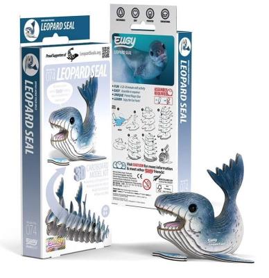 Opakowanie Lampart Morski Eugy. Eko Układanka 3D