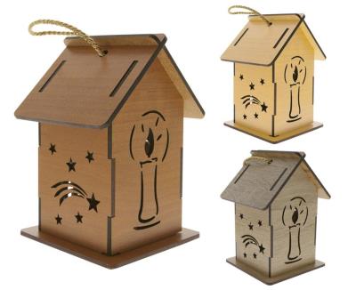 Opakowanie Lampion adwentowy drewniany /1405/