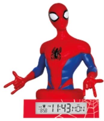Lampka 3D z budzikiem Spiderman SPD3621. Wydawca: Kids Euroswan. SmakLiter.pl Opakowanie Lampka 3D z budzikiem Spiderman SPD3621