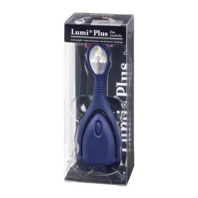 Opakowanie Lampka do czytania Lumi Plus granatowa