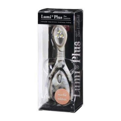 Opakowanie Lampka do czytania Lumi Plus szary marmur