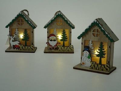 Opakowanie Lampka ledowa z motywem świątecznym (12szt)