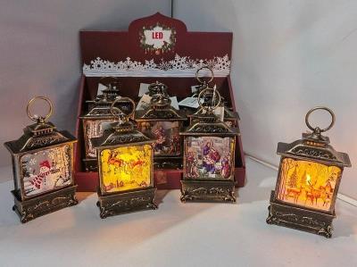 Opakowanie Lampka ledowa z motywem świątecznym (12szt)