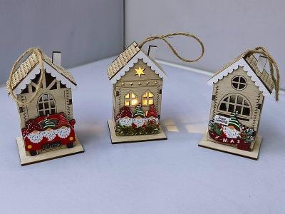 Opakowanie Lampka ledowa z motywem świątecznym (24szt)