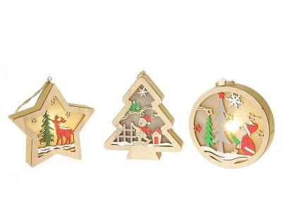 Opakowanie Lampka ledowa z motywem świątecznym MIX