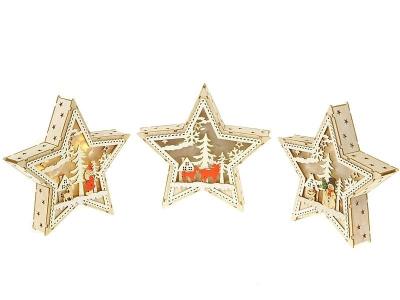 Opakowanie Lampka ledowa z motywem świątecznym MIX