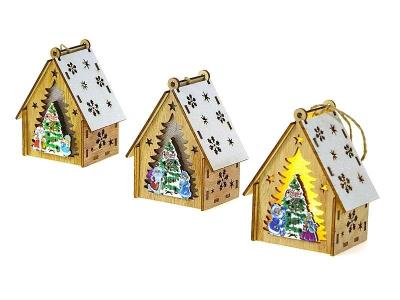 Opakowanie Lampka ledowa z motywem świątecznym MIX