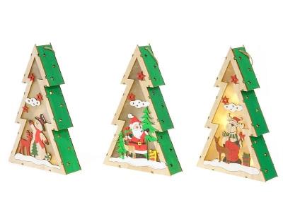 Opakowanie Lampka ledowa z motywem świątecznym MIX