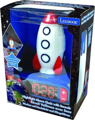 Opakowanie Lampka nocna budzik cyfrowy Lexibook RL800SPC