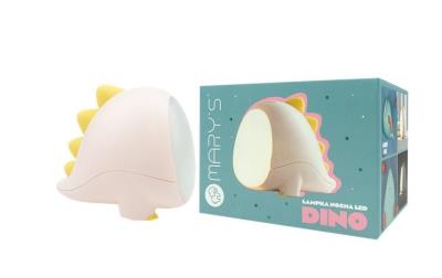Opakowanie Lampka nocna LED dino różowy