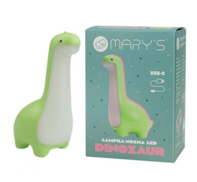 Lampka nocna LED dinozaur. Wydawca: Mary's. SmakLiter.pl Opakowanie Lampka nocna LED dinozaur