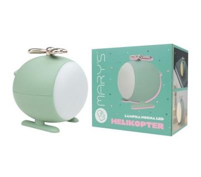 Opakowanie Lampka nocna LED helikopter zielony