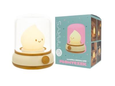 Opakowanie Lampka nocna LED płomyczek żółty