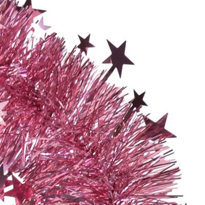 Opakowanie Łańcuch dekoracyjny gwiazdki czerwony 200cm