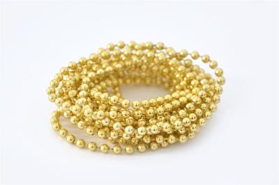 Opakowanie Łańcuch perełki złoty 270cm