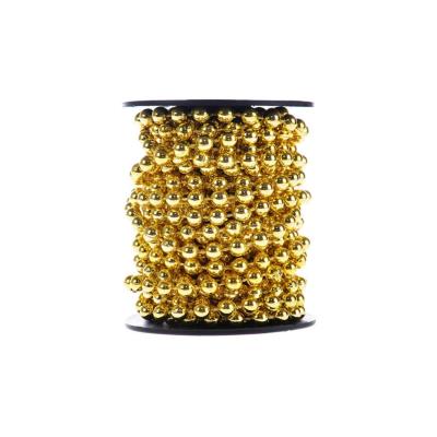 Opakowanie Łańcuch z koralami na szpuli złoty 6m