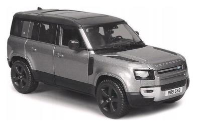 Opakowanie Land Rover Defender 2022 silver 1:24 BBURAGO