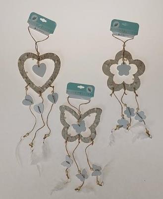 Opakowanie Łapacz snów drewniany z piórkami MIX