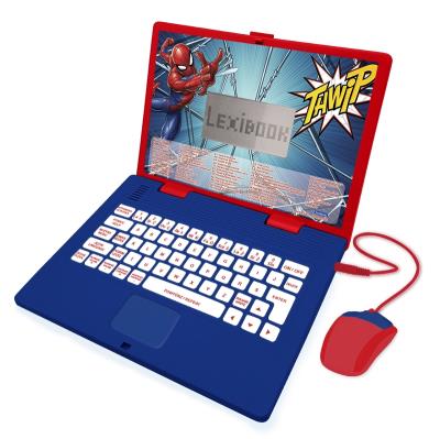 Laptop edukacyjny Spider-Man 124 aktywności (polski/angielski) JC598SPi17. Wydawca: Lexibook. SmakLiter.pl Opakowanie Laptop edukacyjny Spider-Man 124 aktywności (polski/angielski) JC598SPi17