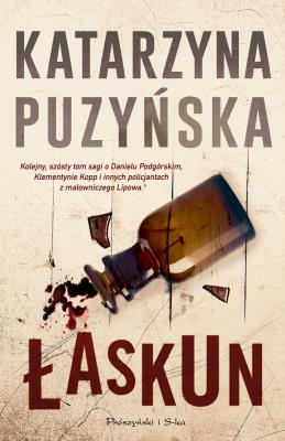 Łaskun. Autor: Katarzyna Puzyńska. SmakLiter.pl Okładka książki Łaskun