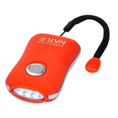 Opakowanie Latarka kieszonkowa na dynamo czerwona