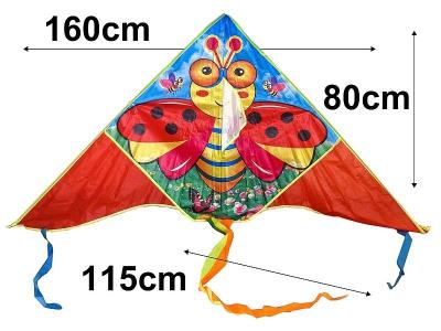 Opakowanie Latawiec biedronka 160x80cm + ogon
