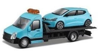 Opakowanie Laweta Renault Clio blue 1:43 BBURAGO