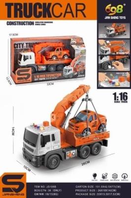 Opakowanie Laweta z dźwigiem ze światłem i dźwiękiem 1:16