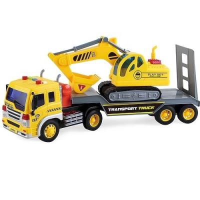 Opakowanie Laweta z koparką