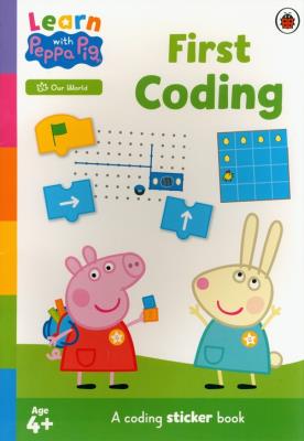 Opakowanie Learn with Peppa: First Coding sticker activity book