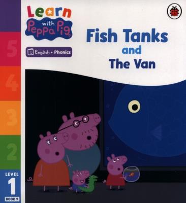 Opakowanie Learn with Peppa Phonics Level 1 Book 9 - Fish Tanks and The Van (Phonics Reader)