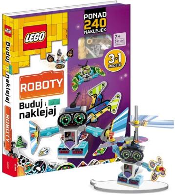Okładka książki Lego Books. Buduj i naklejaj: Roboty