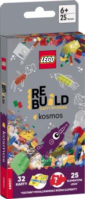 Okładka książki Lego Books Rebuild karty wyzwań Kosmos ACP-6602