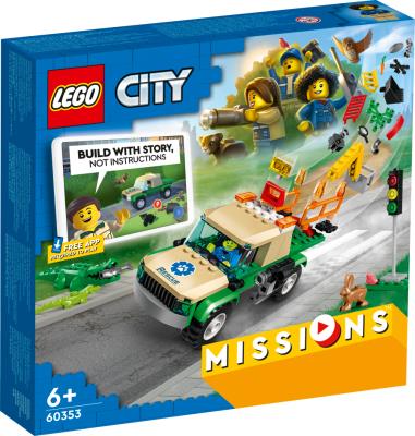 Opakowanie Lego CITY 60353 Misje ratowania dzikich zwierząt