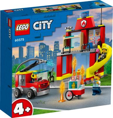 Opakowanie Lego CITY 60375 Remiza strażacka i wóz strażacki