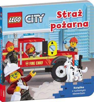 Okładka książki Lego city Straż pożarna Książka z ruchomymi elementami PPS-6001