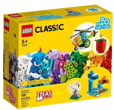 Okładka książki Lego CLASSIC 11019 Klocki i funkcje