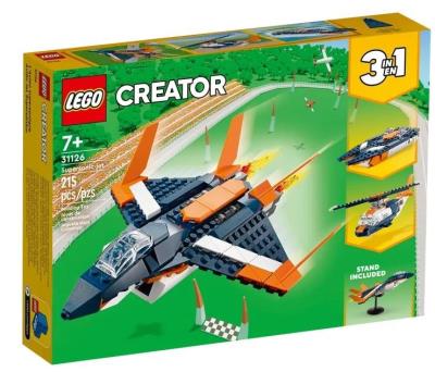 Okładka książki Lego CREATOR 31126 Odrzutowiec naddźwiękowy
