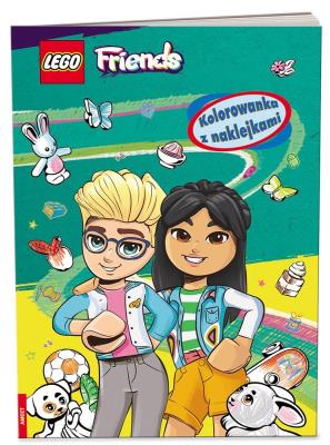 Okładka książki LEGO Friends Kolorowanka z naklejkami