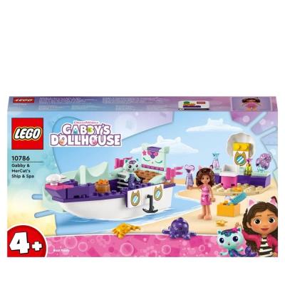 Opakowanie Lego GABBY'S DOLLHOUSE 10786 Statek i spa Gabi i Syrenkotki