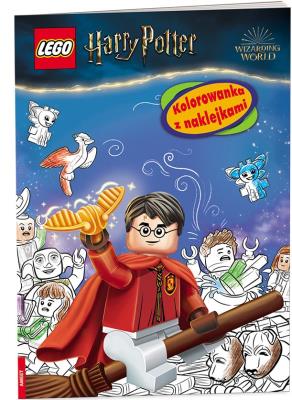 Okładka książki Lego Harry Potter Kolorowanka z naklejkami