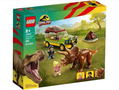 Opakowanie Lego JURASSIC WORLD 76959 Badanie triceratopsa