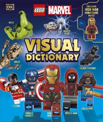 Okładka książki LEGO Marvel Visual Dictionary