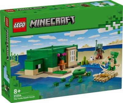 Opakowanie Lego MINECRAFT 21254 Domek na plaży żółwi