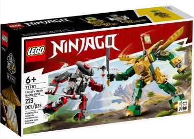 Opakowanie Lego NINJAGO 71781 (4szt) Starcie Lloyda z Mechem