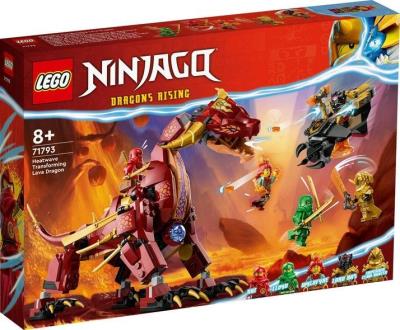 Opakowanie Lego NINJAGO 71793 Lawowy smok zmieniający się w falę ognia