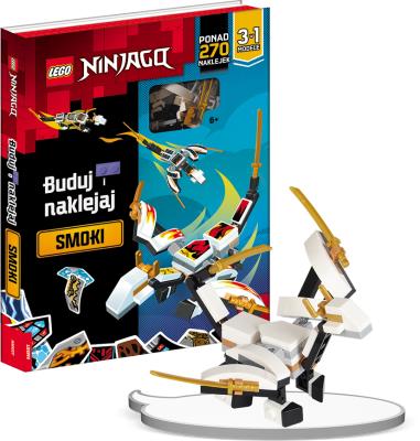 Okładka książki Lego Ninjago Buduj i naklejaj Smoki BSP-6701
